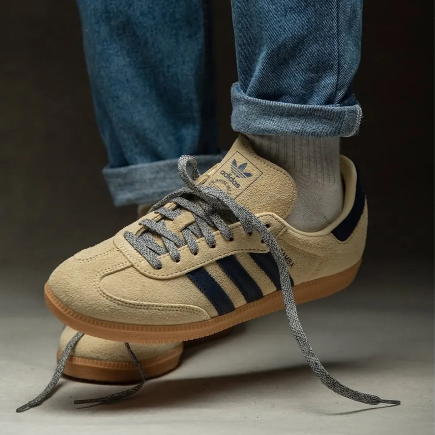 ADIDAS SAMBA WARM VANILLA NIGHT INDIGO